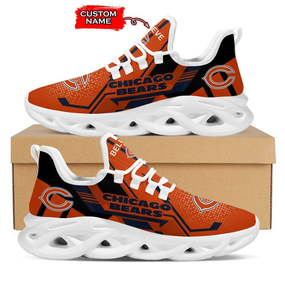 JWFancy Chicago Bears NFL Max Soul Shoes Sneakers For Men And Women