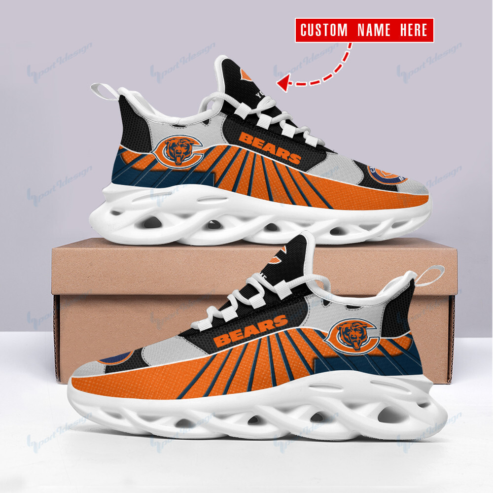 JWFancy Chicago Bears NFL Max Soul Shoes Sneakers For Men And Women