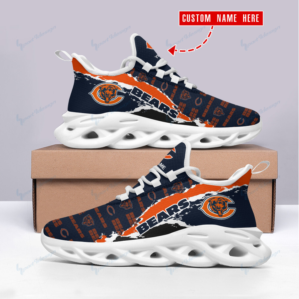 JWFancy Chicago Bears NFL Max Soul Shoes Sneakers For Men And Women