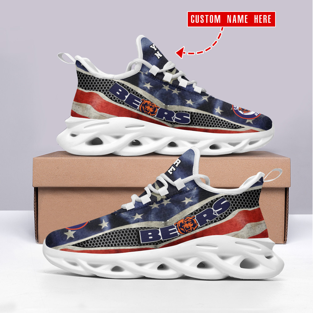 JWFancy Chicago Bears NFL Max Soul Shoes Sneakers For Men And Women