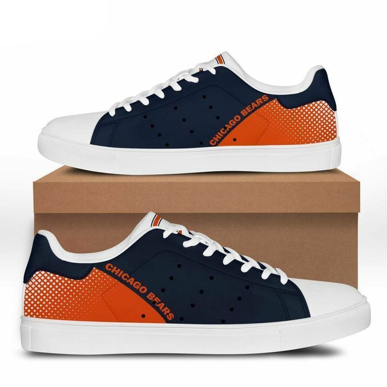 JWFancy Chicago Bears Skate Stan Shoes Sneakes For Men And Women