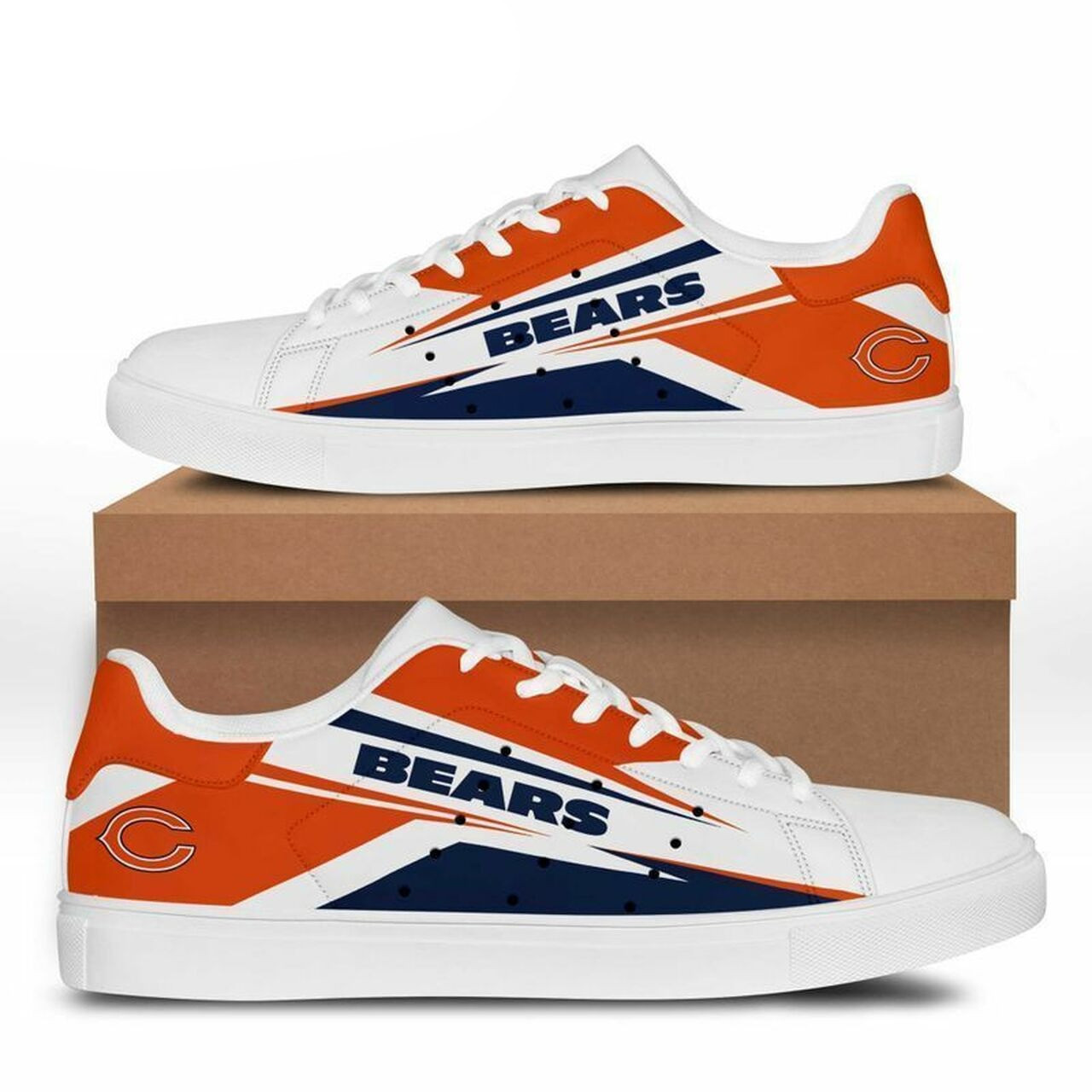 JWFancy Chicago Bears Skate Stan Shoes Sneakes For Men And Women