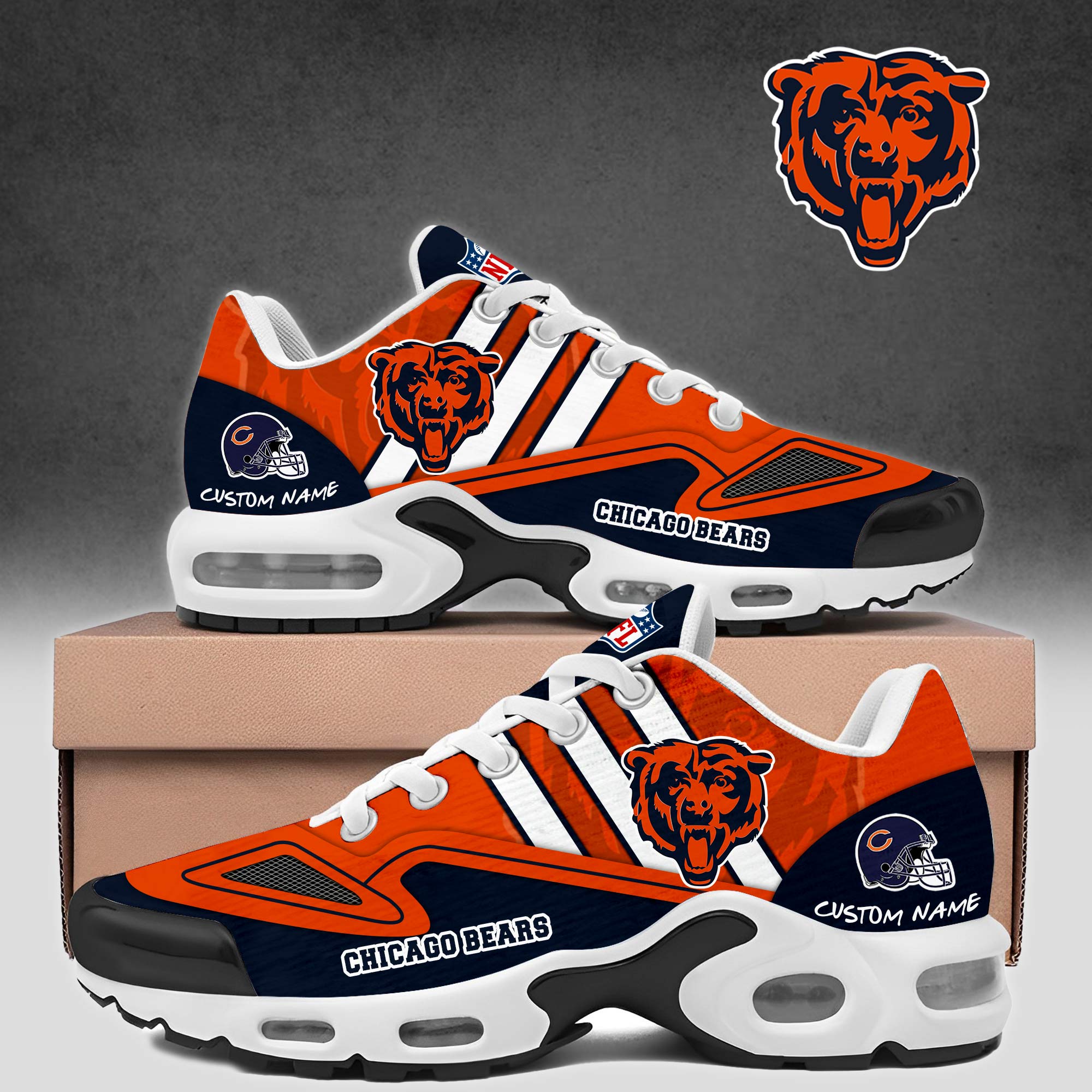 JWFancy Chicago Bears TN Shoes Sneakers For Men And Women