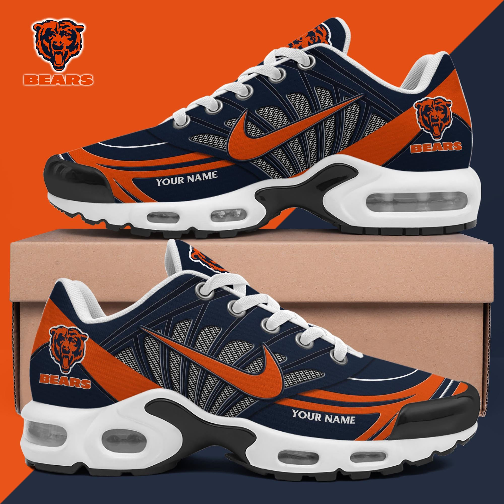 JWFancy Chicago Bears TN Shoes Sneakers For Men And Women