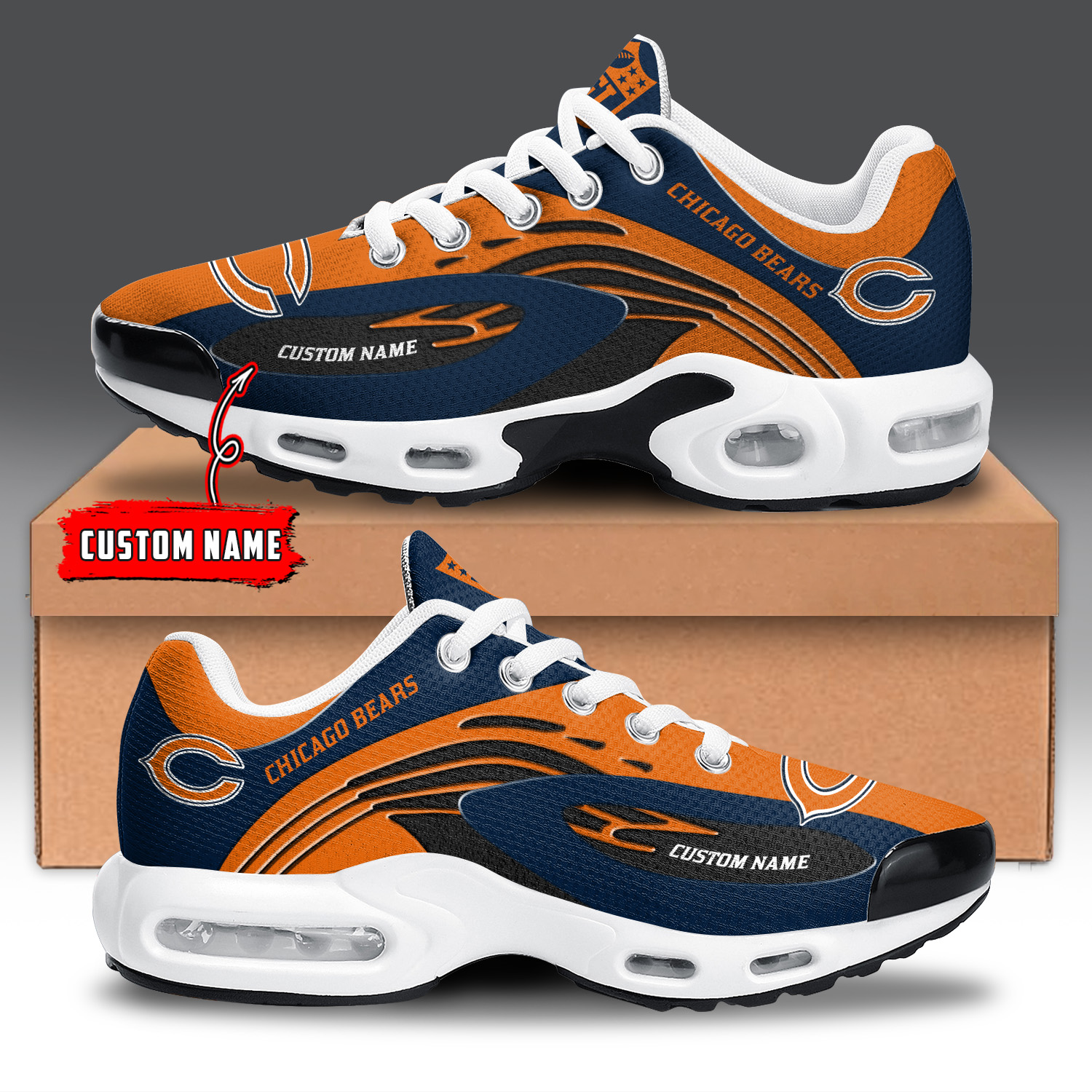 JWFancy Chicago Bears TN Shoes Sneakers For Men And Women
