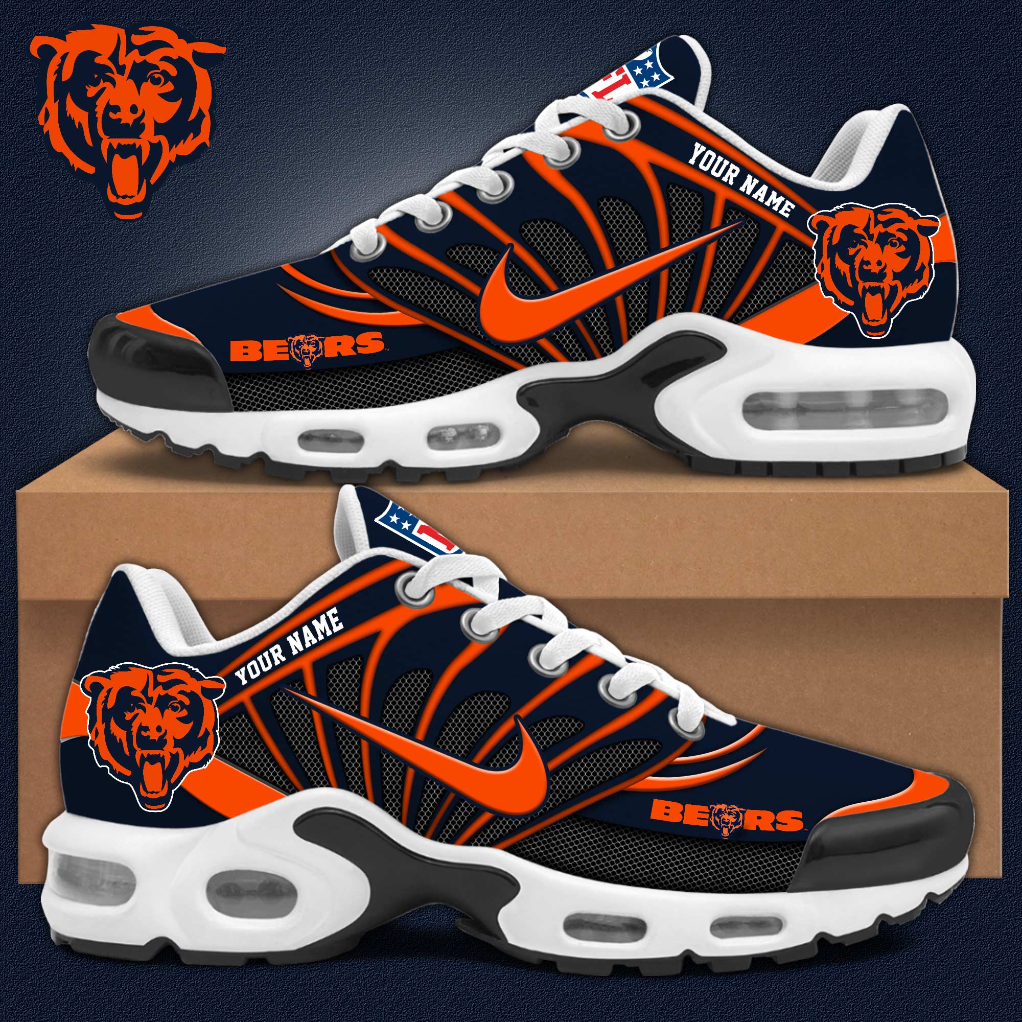 JWFancy Chicago Bears TN Shoes Sneakers For Men And Women