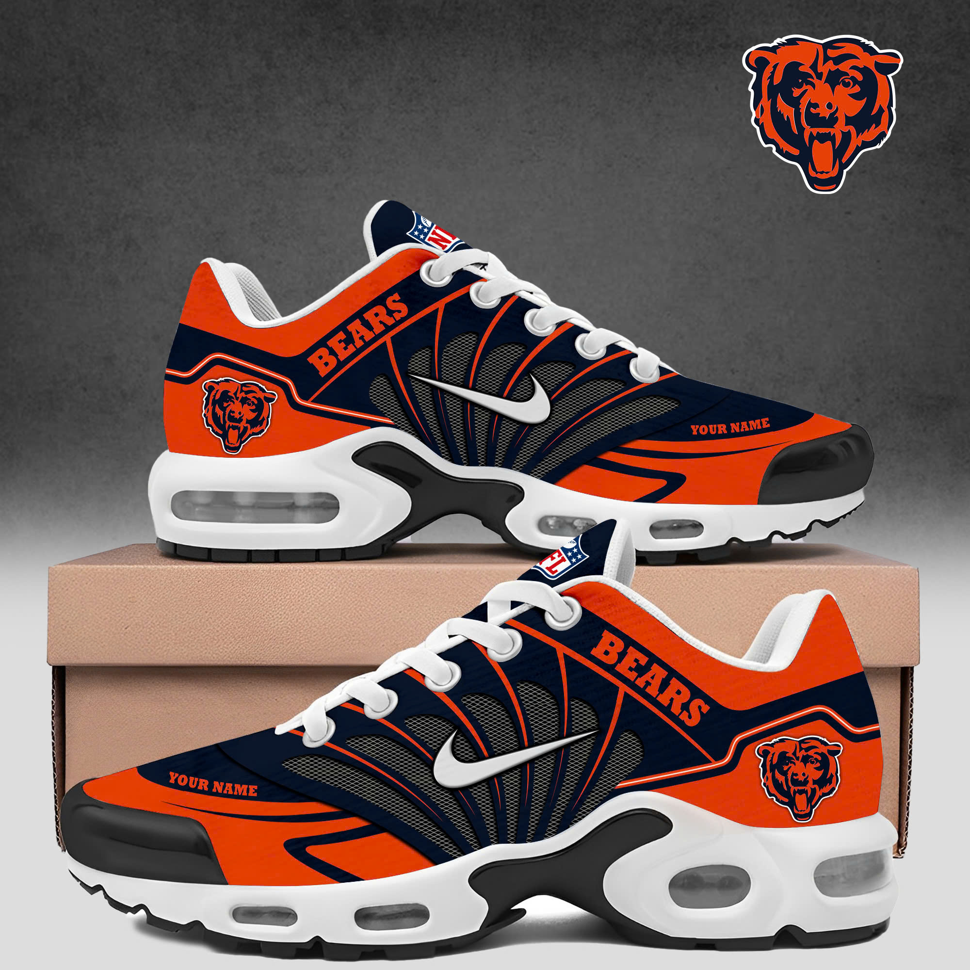 JWFancy Chicago Bears TN Shoes Sneakers For Men And Women