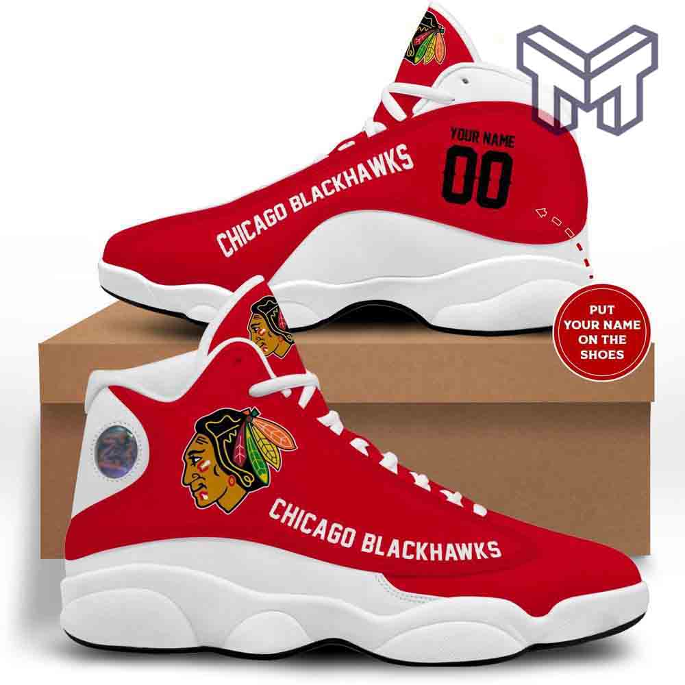 JWFancy Chicago Blackhawks AJ13 Sneakers Shoes For Men And Women
