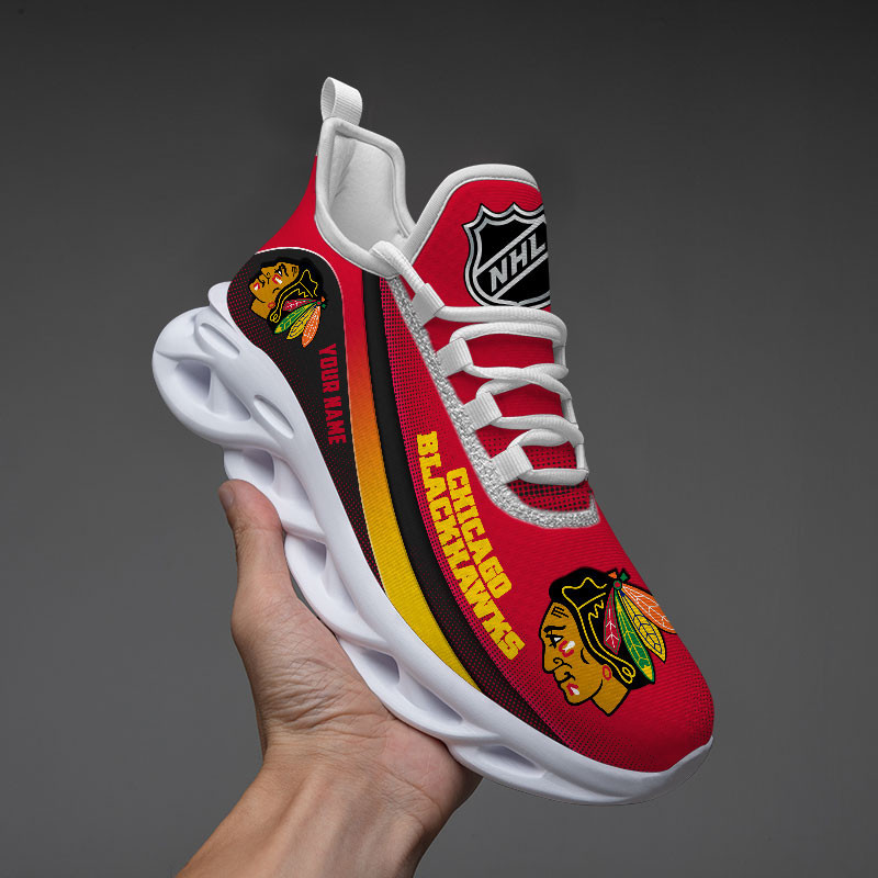JWFancy Chicago Blackhawks Max Soul Shoes Sneakers For Men And Women