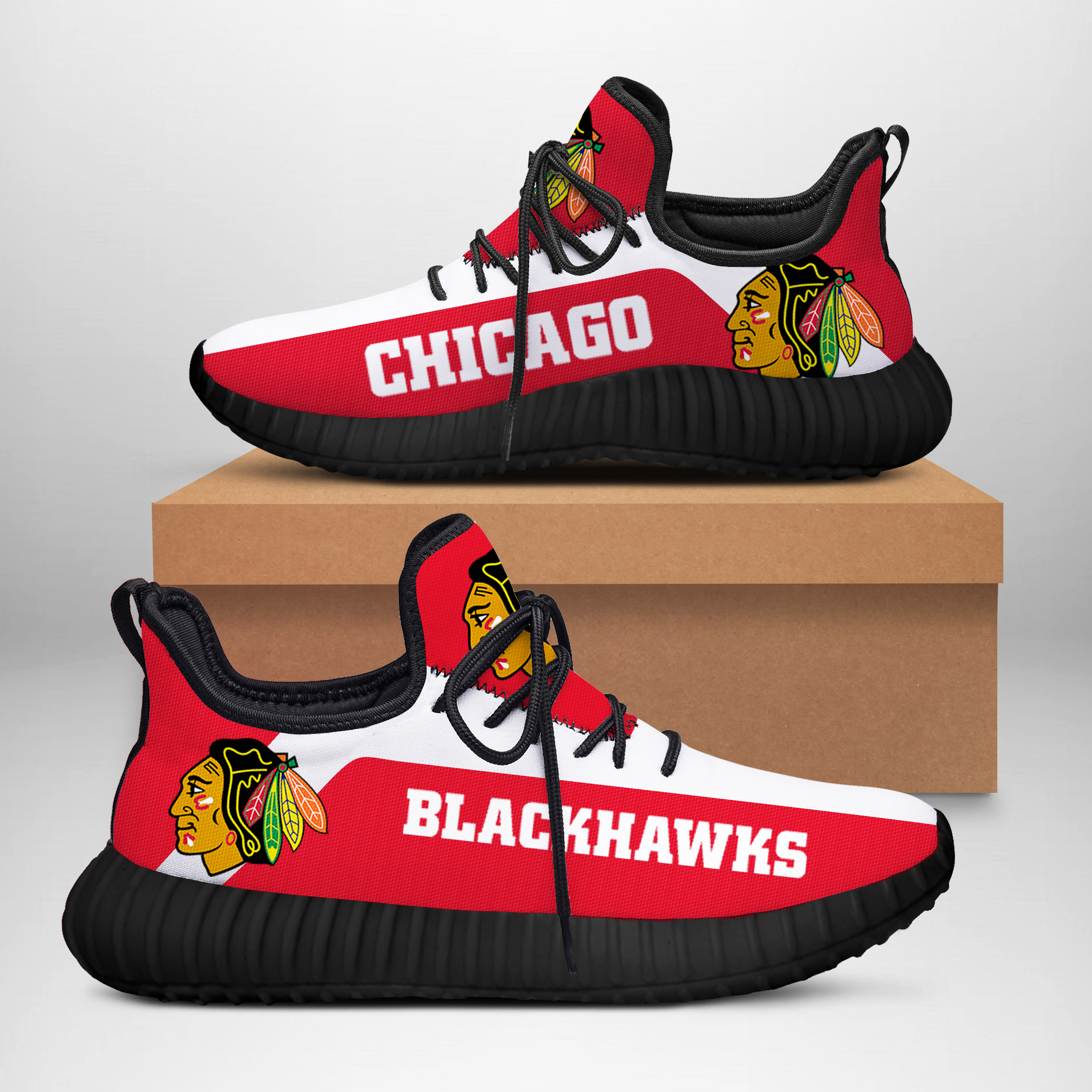 JWFancy Chicago Blackhawks Reze Sneakers Shoes For Men And Women