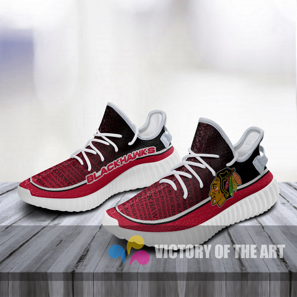 JWFancy Chicago Blackhawks Yeezy Boost Shoes For Men And Women
