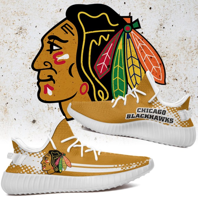 JWFancy Chicago Blackhawks Yeezy Boost Shoes For Men And Women