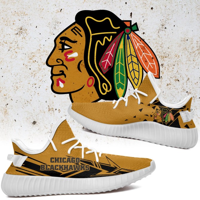 JWFancy Chicago Blackhawks Yeezy Boost Shoes For Men And Women