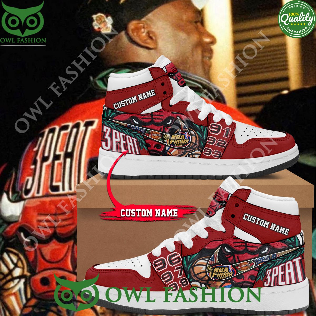 JWFancy Chicago Bulls Max Soul Shoes Sneakers For Men And Women