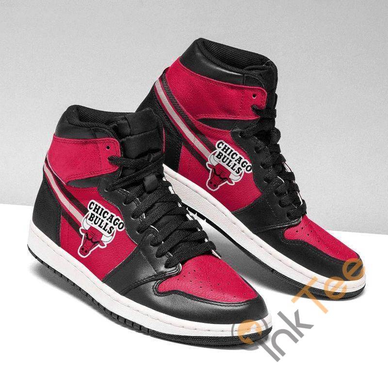 JWFancy Chicago Bulls NBA AJ1 High Sneakers Shoes For Men And Women