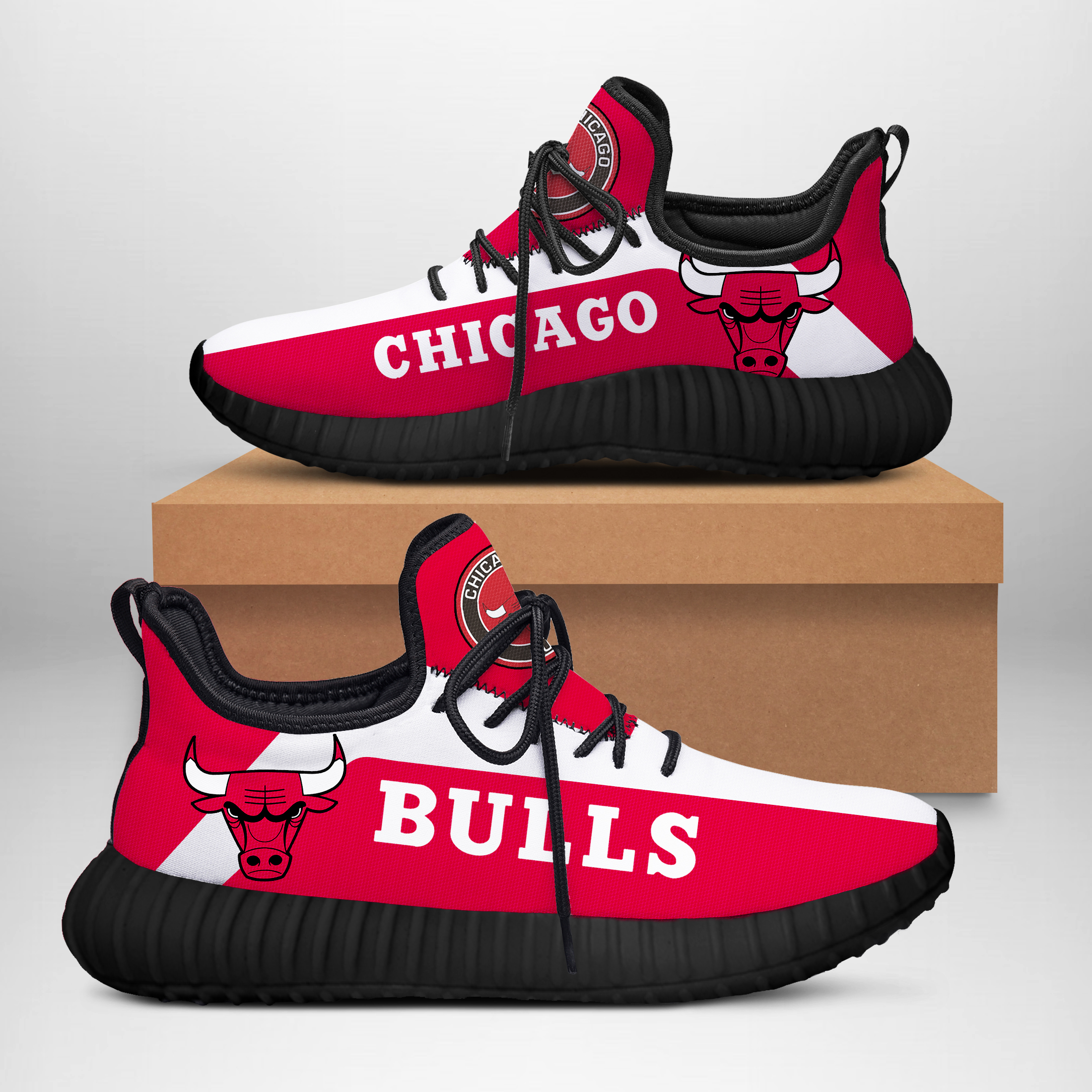 JWFancy Chicago Bulls Reze Sneakers Shoes For Men And Women