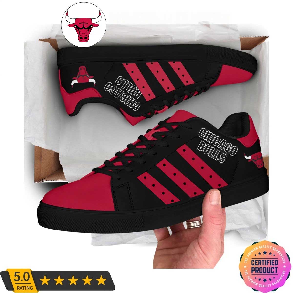 JWFancy Chicago Bulls Skate Stan Shoes Sneakes For Men And Women