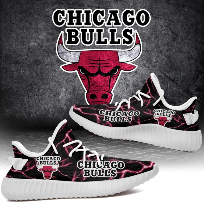 JWFancy Chicago Bulls Yeezy Boost Shoes For Men And Women