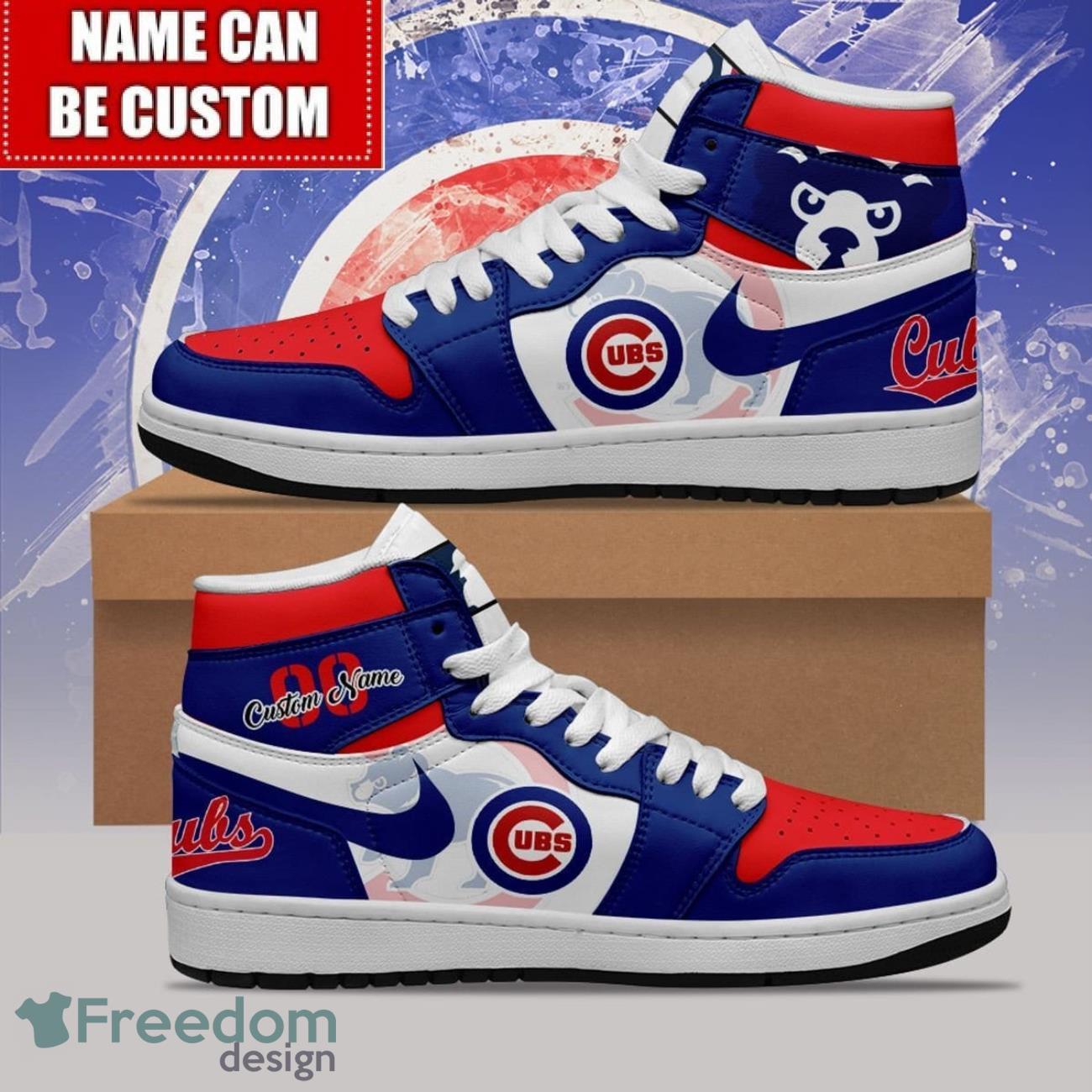 JWFancy Chicago Cubs AJ1 High Sneakers Shoes For Men And Women