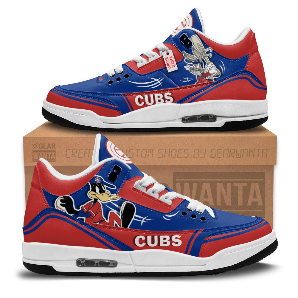 JWFancy Chicago Cubs AJ3 Sneakers Shoes For Men And Women