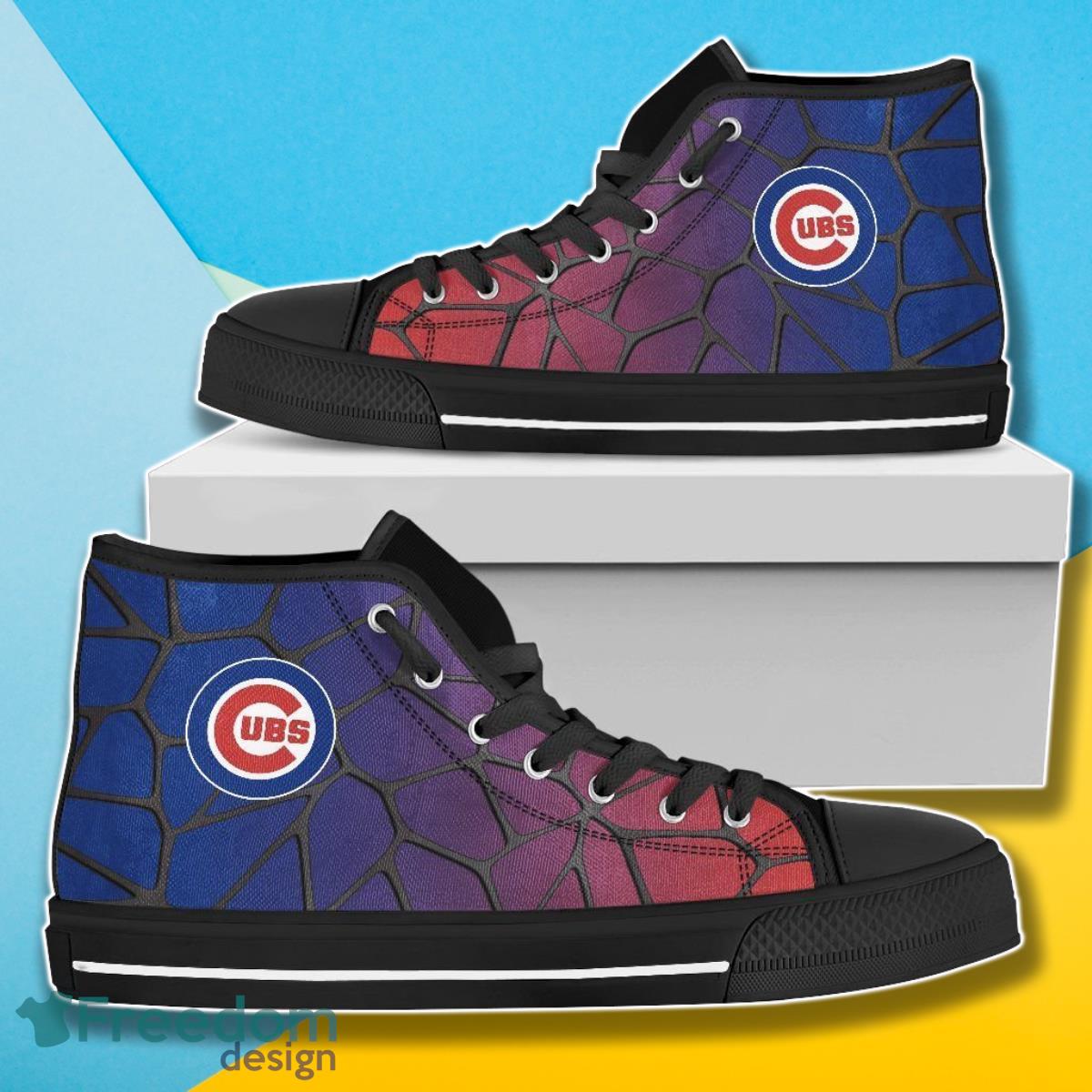 JWFancy Chicago Cubs High Top Canvas Sneakers Shoes For Men And Women