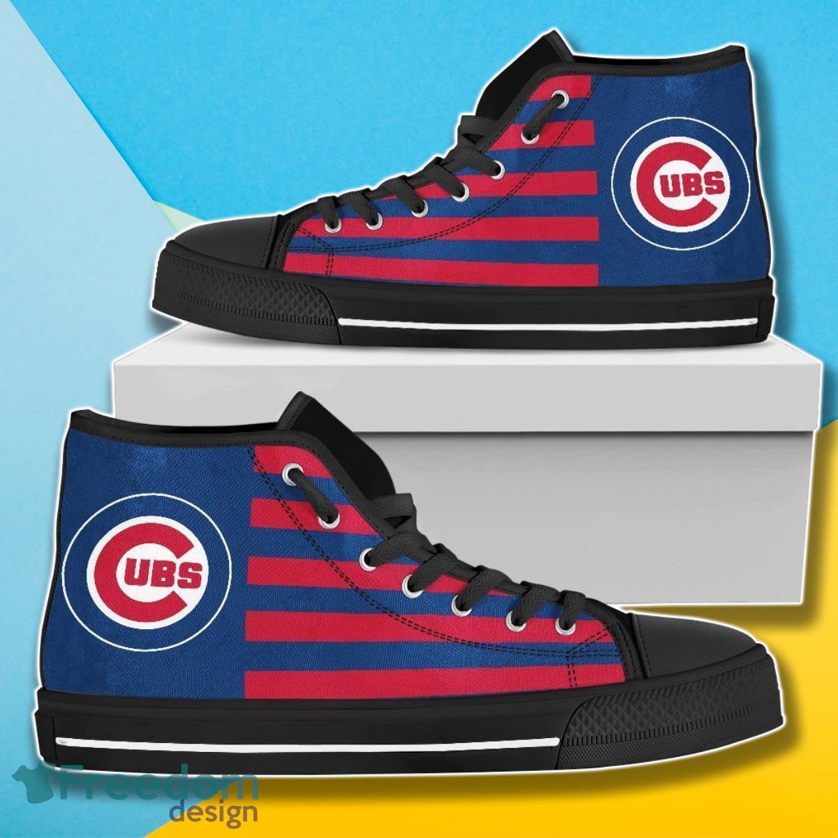 JWFancy Chicago Cubs High Top Canvas Sneakers Shoes For Men And Women