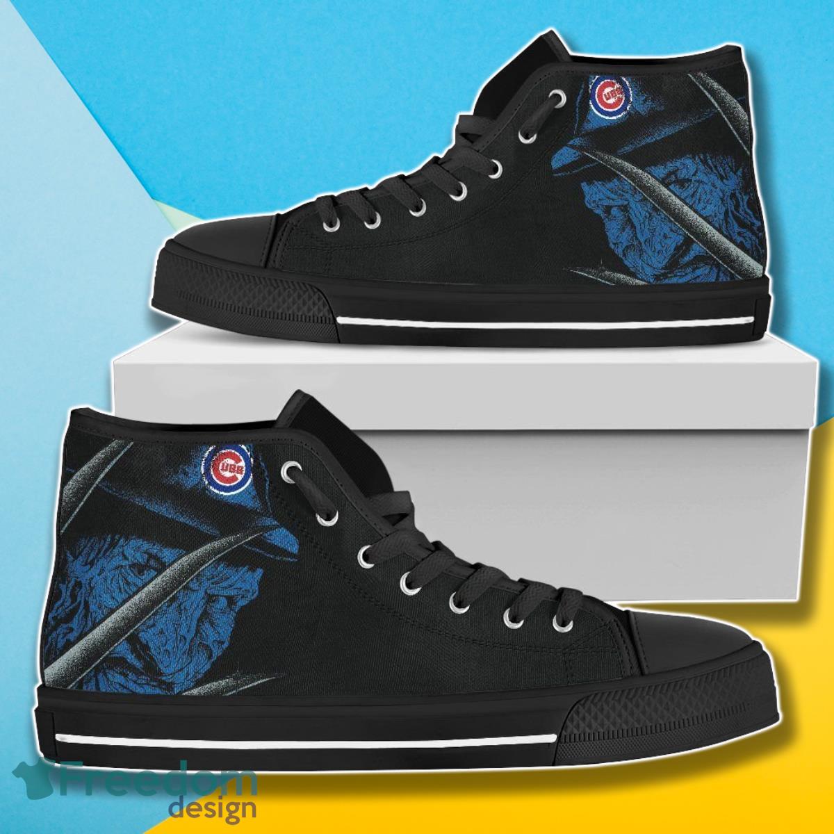 JWFancy Chicago Cubs High Top Canvas Sneakers Shoes For Men And Women
