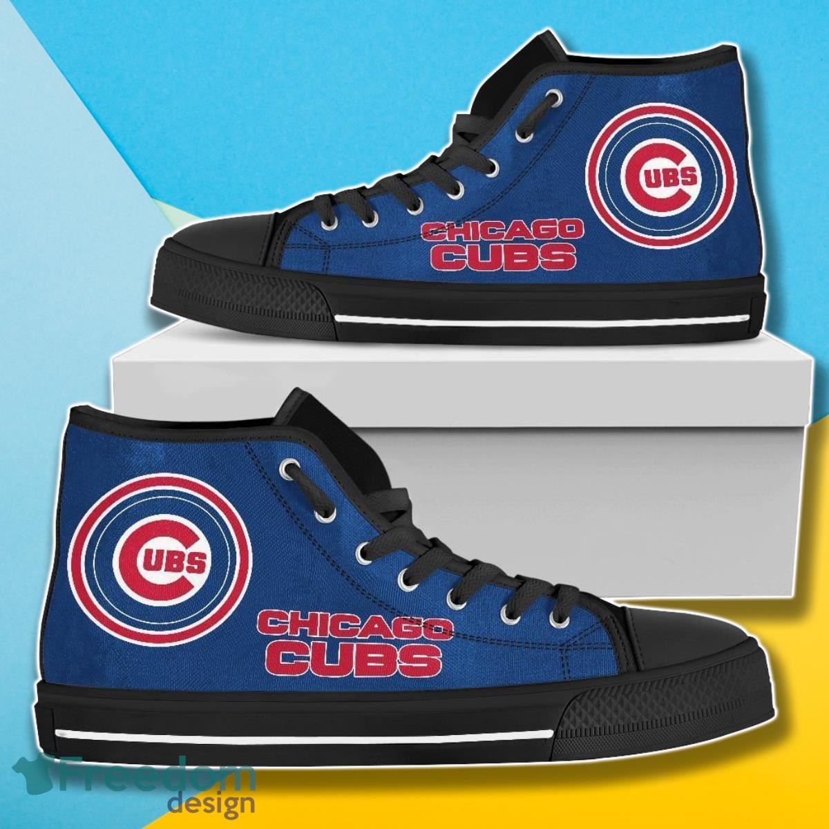 JWFancy Chicago Cubs High Top Canvas Sneakers Shoes For Men And Women