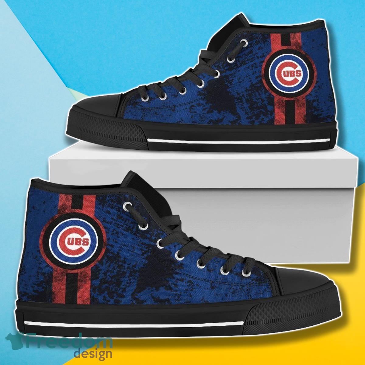 JWFancy Chicago Cubs High Top Canvas Sneakers Shoes For Men And Women
