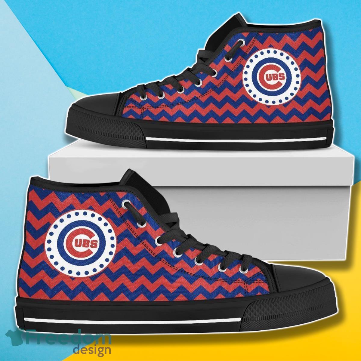 JWFancy Chicago Cubs High Top Canvas Sneakers Shoes For Men And Women