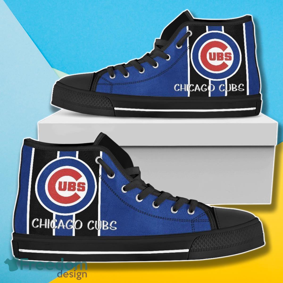 JWFancy Chicago Cubs High Top Canvas Sneakers Shoes For Men And Women