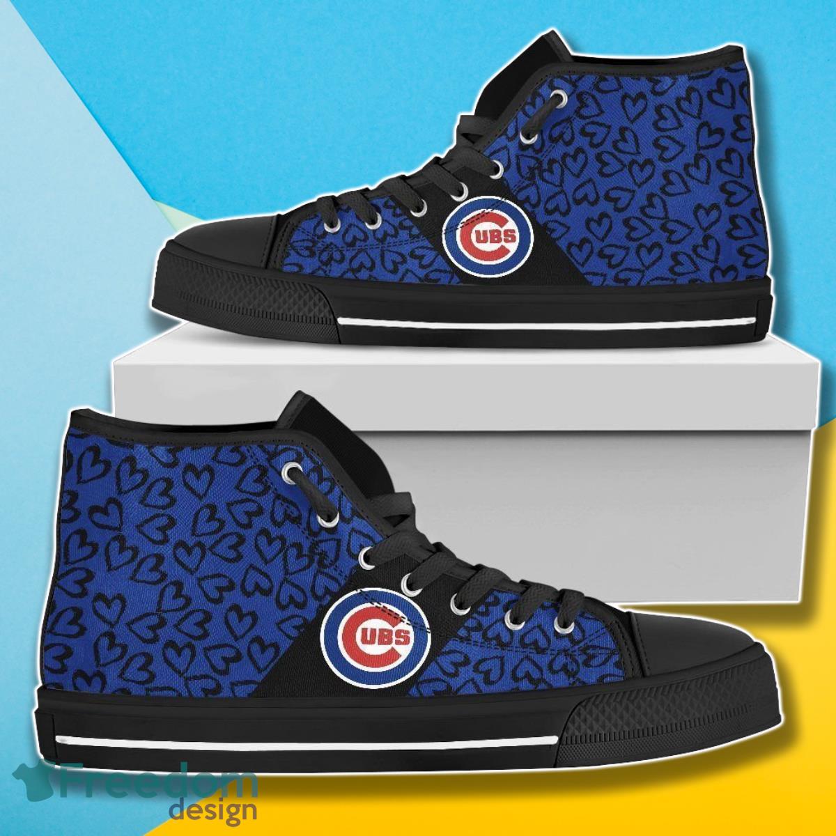 JWFancy Chicago Cubs High Top Canvas Sneakers Shoes For Men And Women