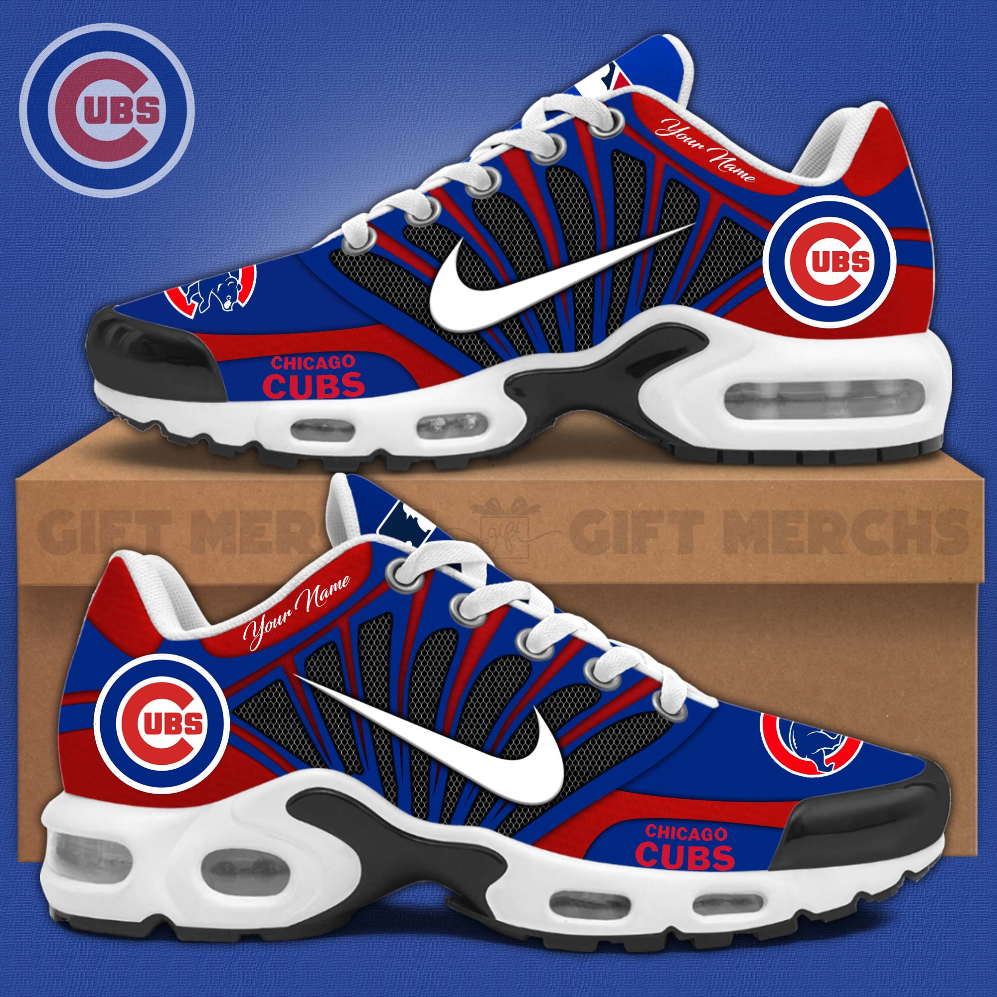 JWFancy Chicago Cubs TN Shoes Sneakers For Men And Women