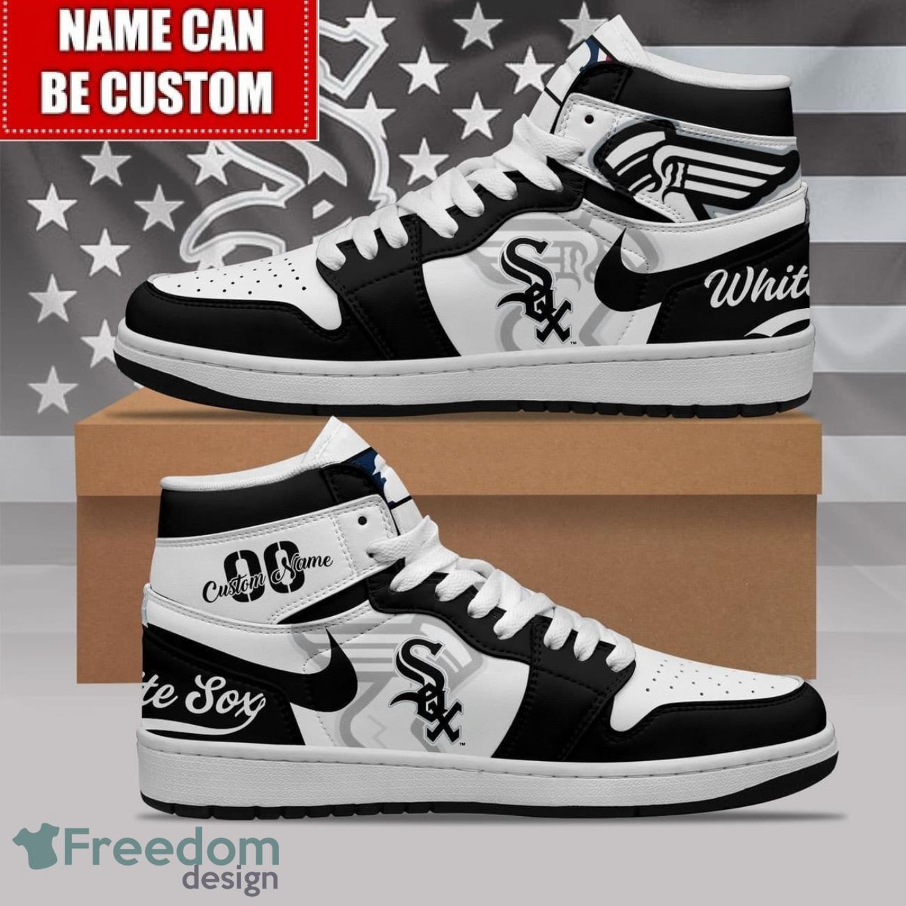 JWFancy Chicago White Sox AJ1 High Sneakers Shoes For Men And Women