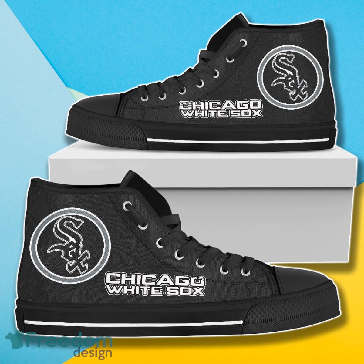 JWFancy Chicago White Sox High Top Canvas Sneakers Shoes For Men And Women