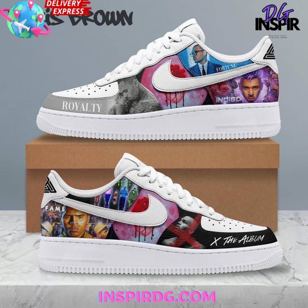JWFancy Chris Brown Air Low-Top Sneakers Shoes For Men And Women