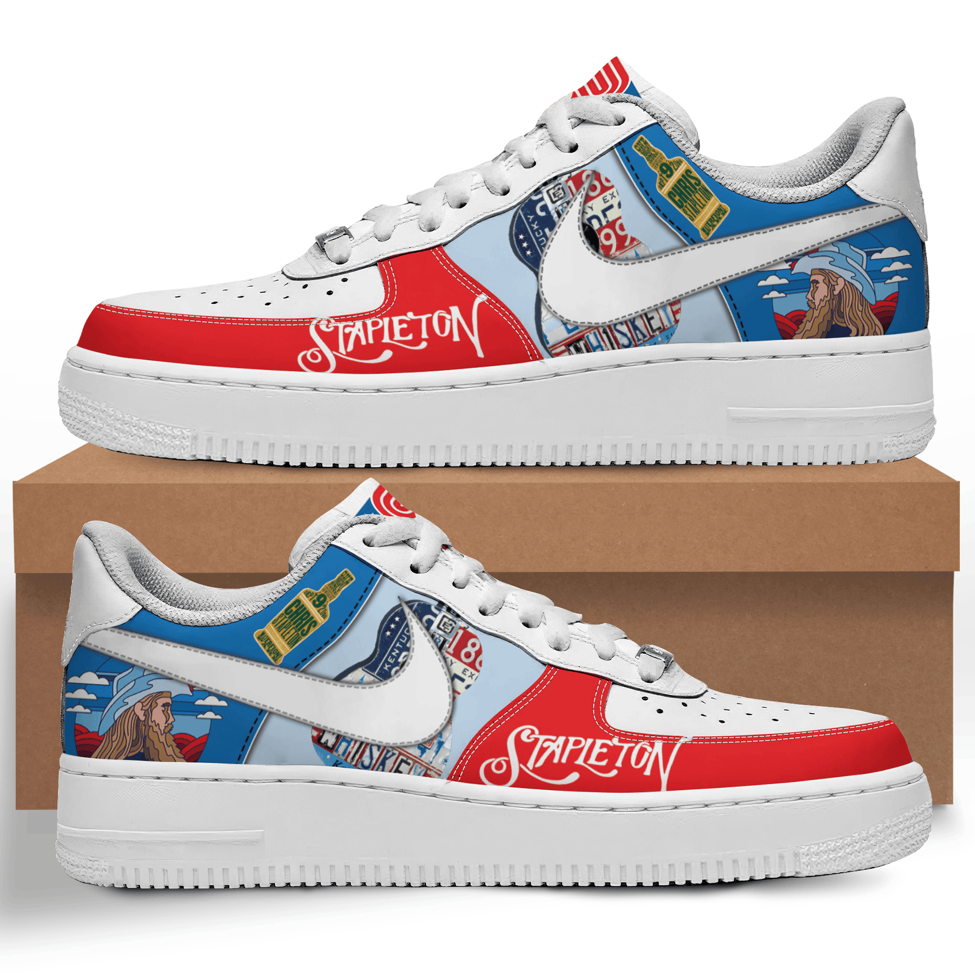 JWFancy Chris Stapleton Air Low-Top Sneakers Shoes For Men And Women