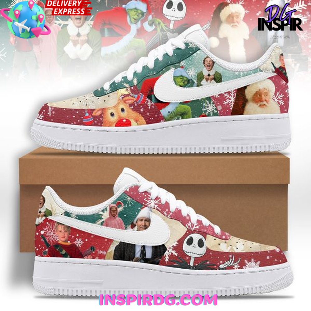 JWFancy Christmas Movie Air Low-Top Sneakers Shoes For Men And Women