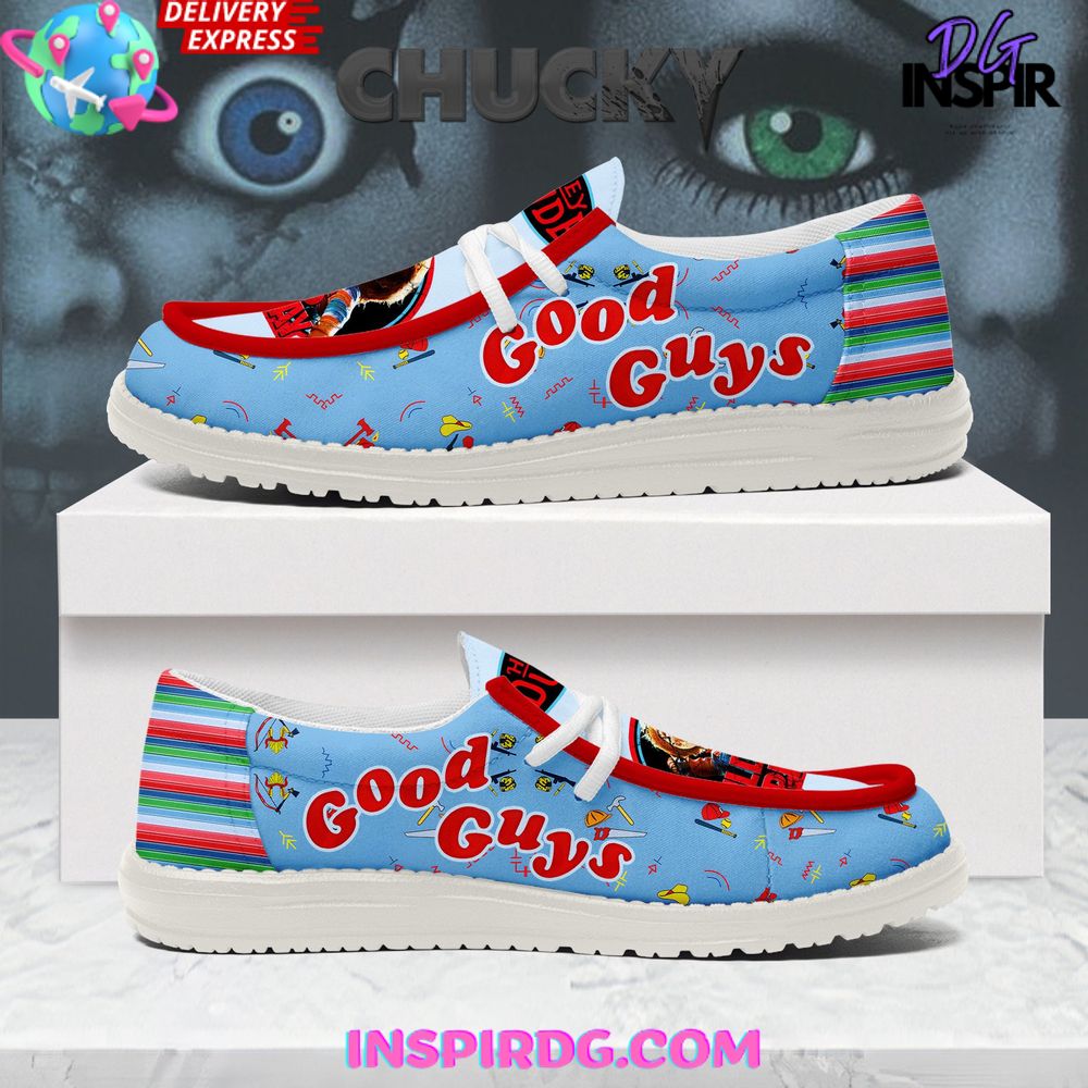 JWFancy Chucky Good Guys Hey Dude Shoes Wally Men's Lace Up Loafers Comfortable For Men And Women