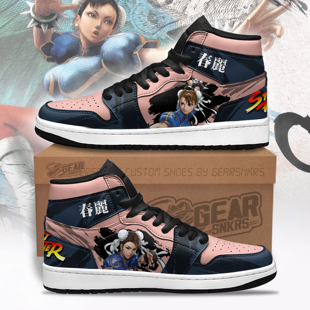 JWFancy Chunli Gameboy AJ1 High Sneakers Shoes For Men And Women