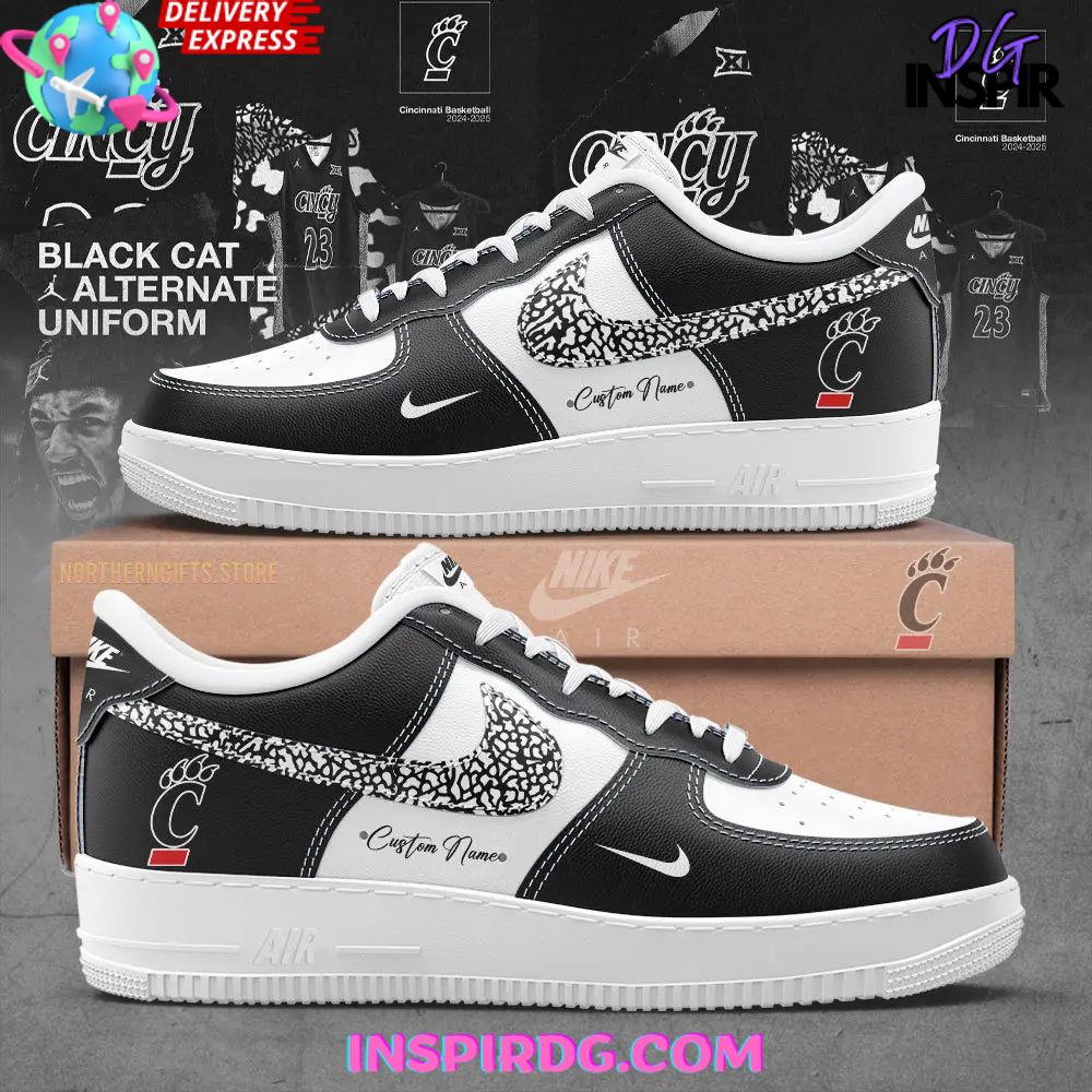 JWFancy Cincinnati Bearcats Air Low-Top Sneakers Shoes For Men And Women