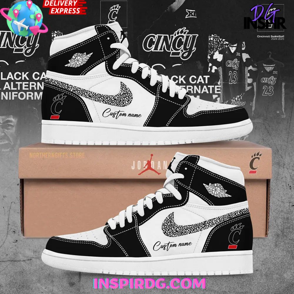 JWFancy Cincinnati Bearcats High Sneakers Shoes For Men And Women