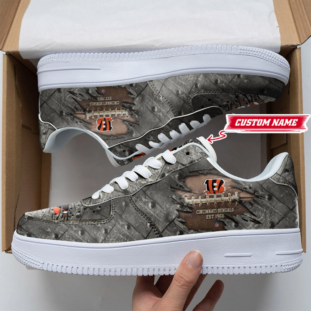 JWFancy Cincinnati Bengals Air Low-Top Sneakers Shoes For Men And Women