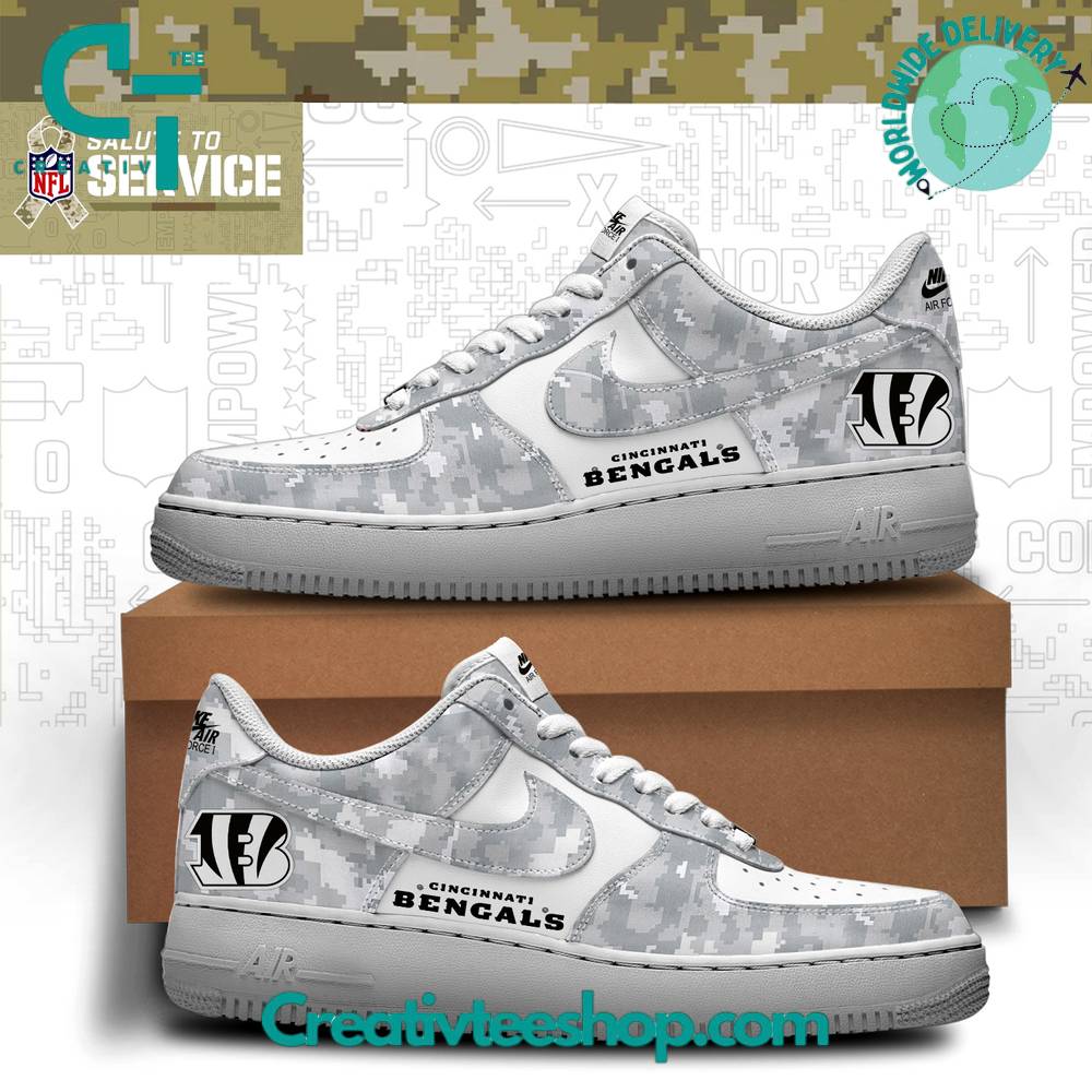 JWFancy Cincinnati Bengals Air Low-Top Sneakers Shoes For Men And Women