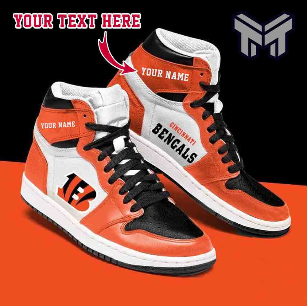 JWFancy Cincinnati Bengals AJ1 High Sneakers Shoes For Men And Women