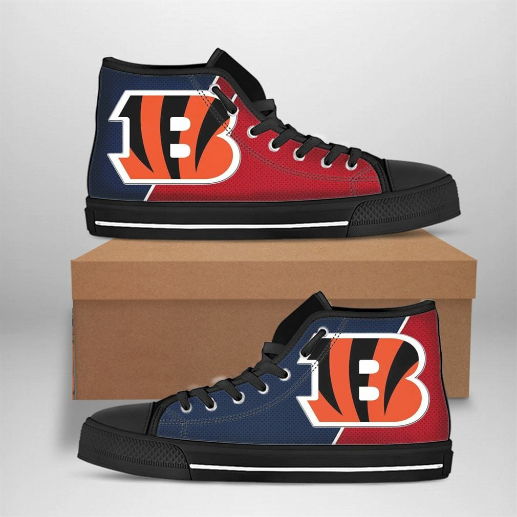 JWFancy Cincinnati Bengals High Top Canvas Sneakers Shoes For Men And Women