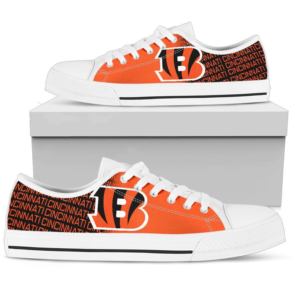 JWFancy Cincinnati Bengals Low Top Canvas Sneakers Shoes For Men And Women