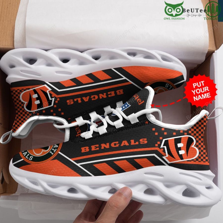 JWFancy Cincinnati Bengals Max Soul Shoes Sneakers For Men And Women