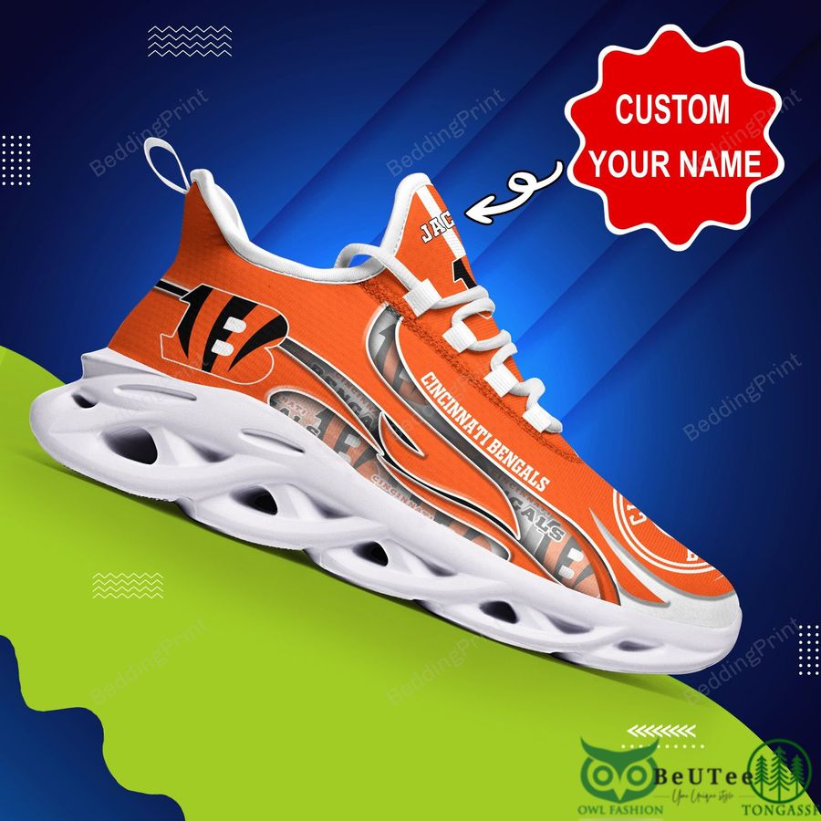 JWFancy Cincinnati Bengals Max Soul Shoes Sneakers For Men And Women