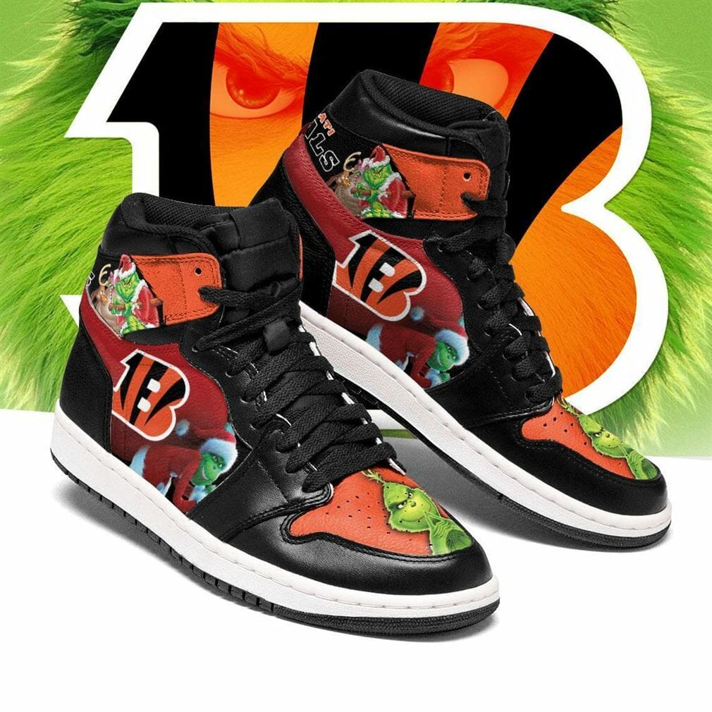JWFancy Cincinnati Bengals NFL AJ1 High Sneakers Shoes For Men And Women